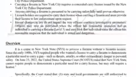 It's assumed guilty to legally carry a gun in NY!