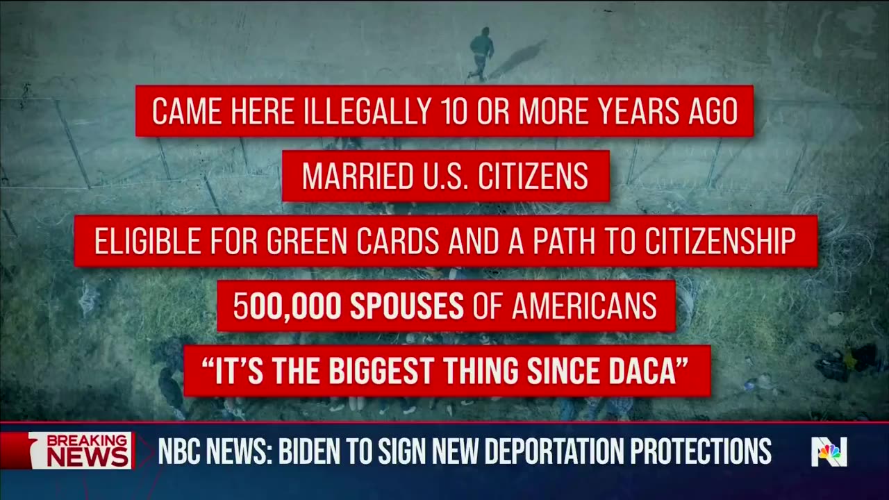 NBC: Biden is set to announce MASS AMNESTY for a million illegals