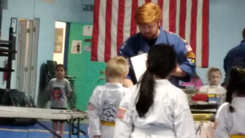 1st stripe on yellow belt / Matt Ahn Talk Show