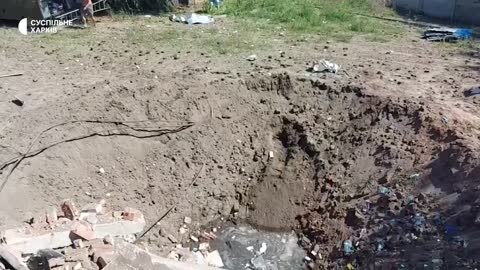 Kharkiv. Kholodnaya Gora district. A Russian missile landed next to a medical laboratory.