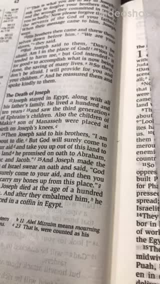 The Bible reading of the day: Genesis 50:22-26