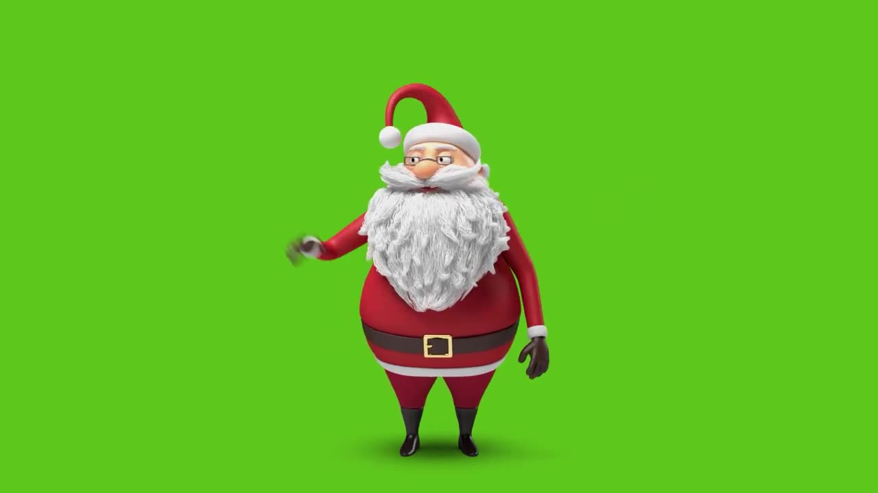 Merry Christmas 2023- Animated Santa