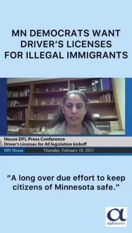 Driver licenses for Illegals in MN?