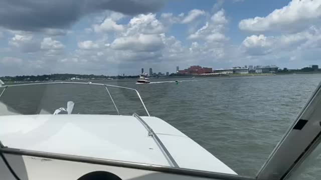Detroit Diesel 853 Naturals - harbor cruise test run after engine repair - Boston Harbor