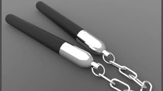 Nunchakus 3d model