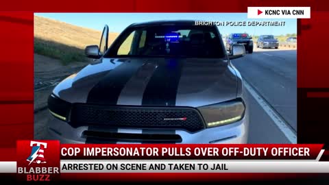 Man Impersonating Officer Pulls Over The Wrong Person