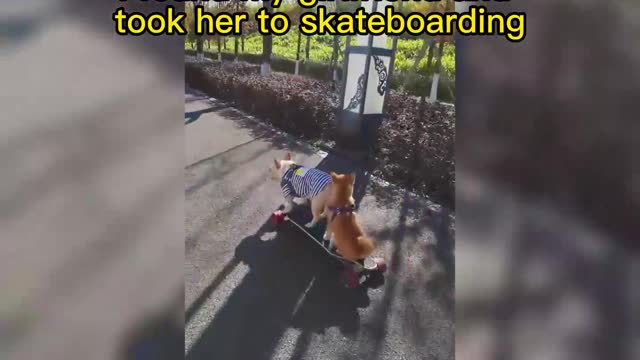 I found my girlfriend. I want to take her skateboarding