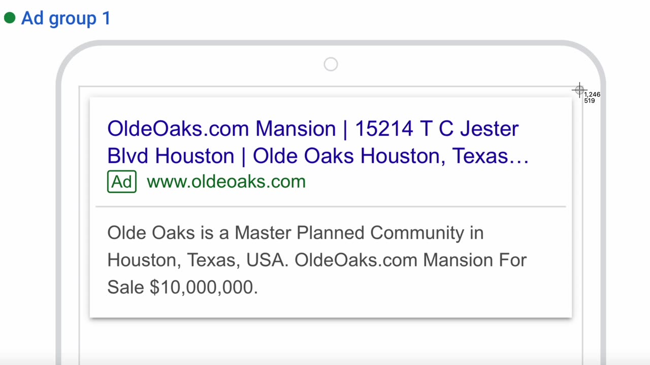 Olde Oaks Google Ads OldeOaks.com Google Ads October 30, 2024