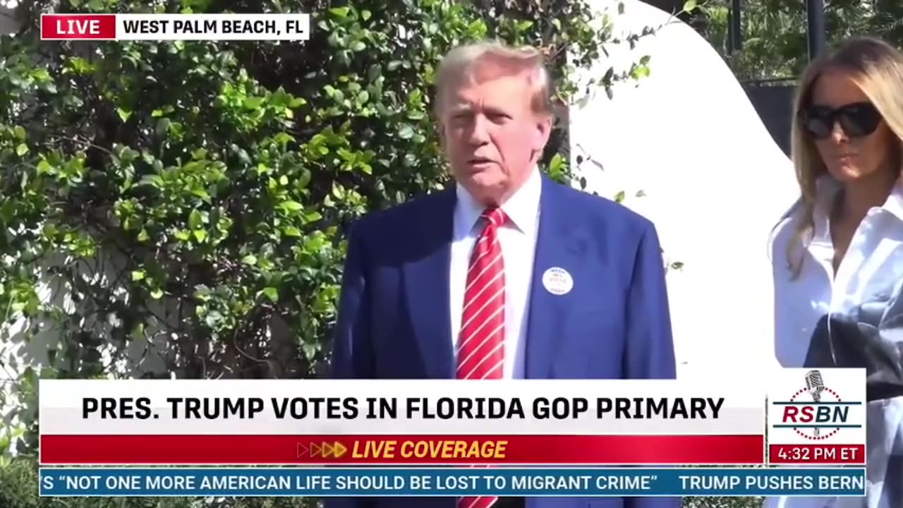 donald trump votes in florida primary