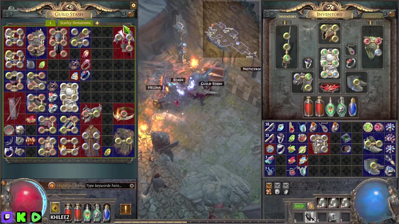 Path Of Exile.. Blade Trap build 5,548