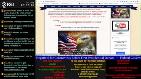 2021-12-01 11:00 EST - Common Law Civics: with Gerard of National Liberty Alliance