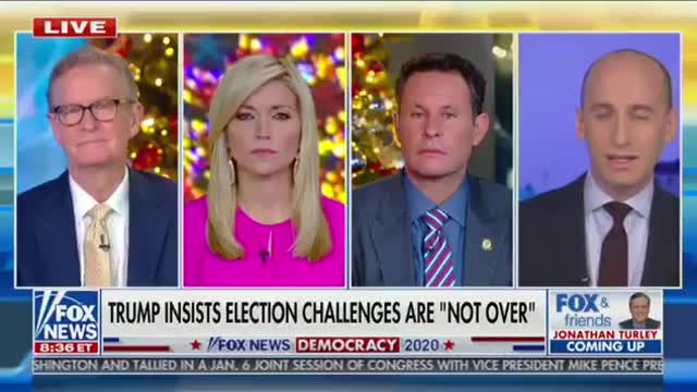 Stephen Miller on Fox & Friends says an alternative group of electors is also voting