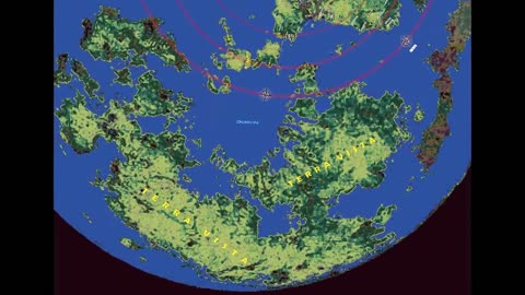 Plasma Moon World Map by Vibes of Cosmos