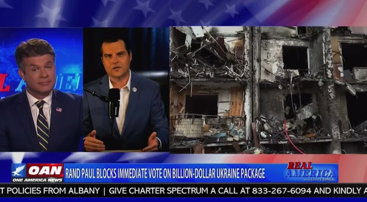 Matt Gaetz expresses concern that our taxpayer dollars are being sent to the Azov Batallion: