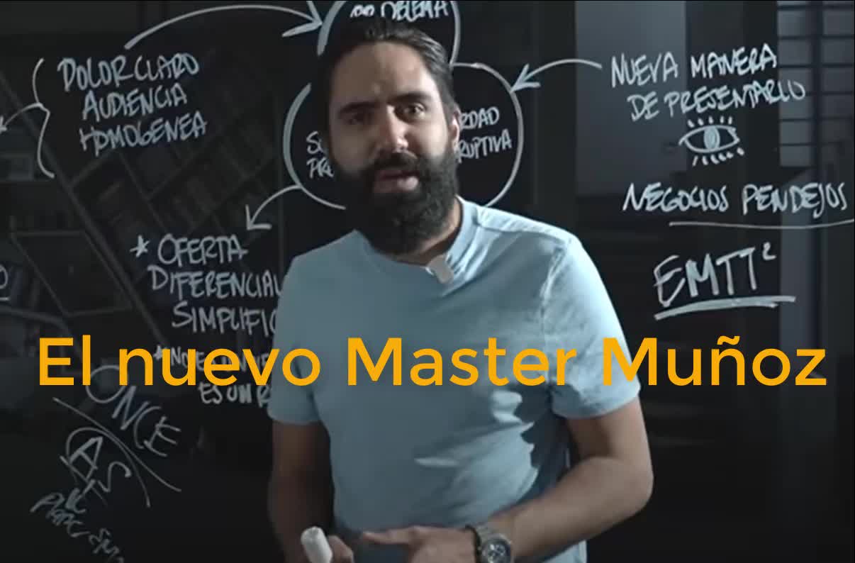 Carlos Master Muñoz y su nueva imagen