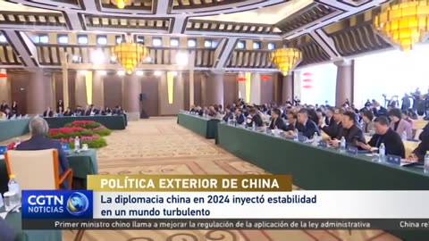 Wang Yi: La diplomacia china en 2024 inyectó estabilidad en un mundo turbulento