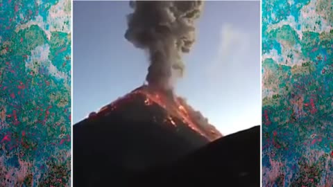 ERUPTION VOLCANO !!! NATURAL FURY.😲😲