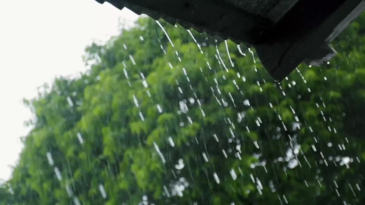 raining on the roof