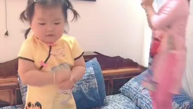 Everyone dance with two children