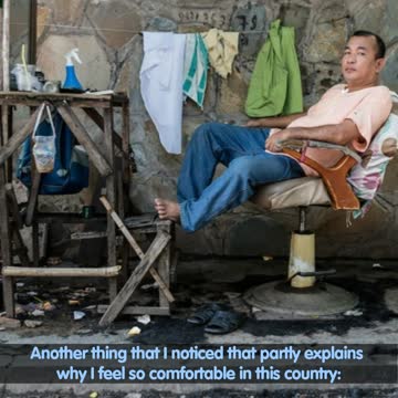 Photos Of The Street Barbers Of Cambodia