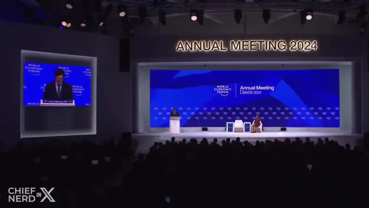 🔴 SPEECH AGAINST WEF AT WEF IN DAVOS [2024-01-17] - ARGENTINA PRESIDENT JAVIER MILEI