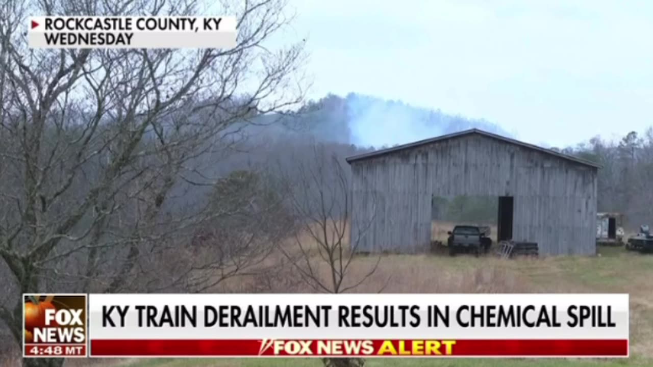 KY train derailment results in chemical spill