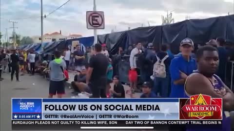 CRAZY REAL TIME REPORTING @ border. OSCAR BLUE RAMIREZ