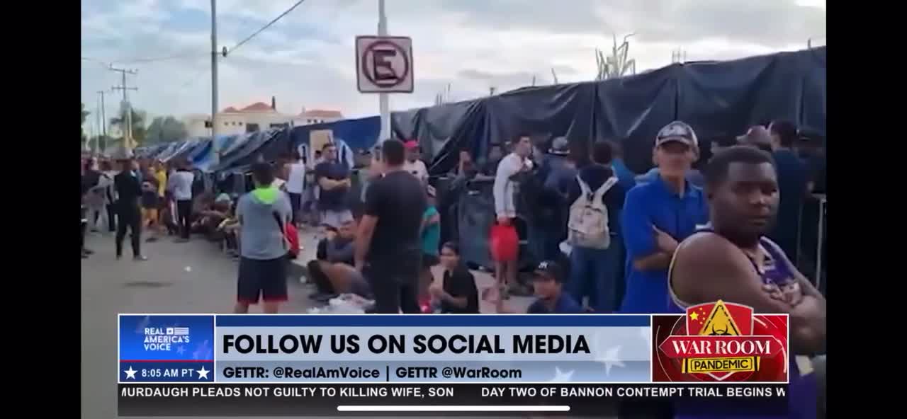 CRAZY REAL TIME REPORTING @ border. OSCAR BLUE RAMIREZ