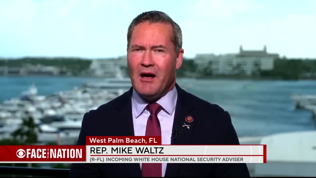 Incoming National Security Advisor Mike Waltz on Face The Nation