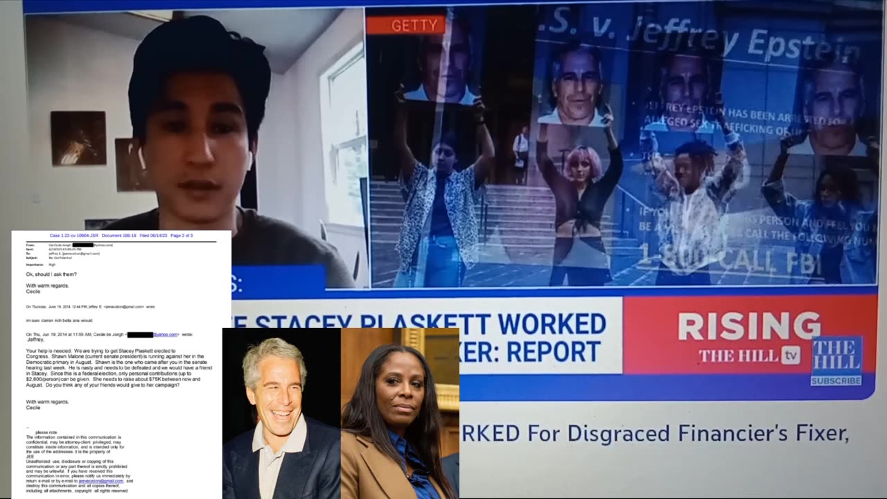 Breaking News: Stacey Plaskett Worked for Jeffrey Epstein since 2014