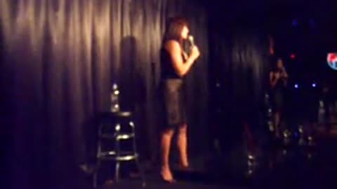 Eva C Morales at Comedy Store, Belly Room, Los Angeles