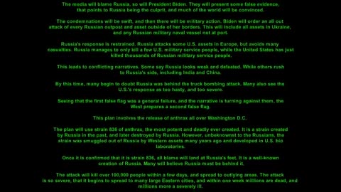 EVENT 1 - APRIL 18, 2022 - NYC FALSE FLAG BOMBING