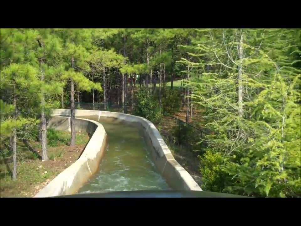 Alabama Adventure Log Ride - Woodchuck Run POV