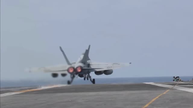 USS Abraham Lincoln Conducts Air Demonstrations in the Yellow Sea