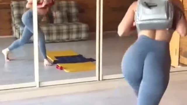Butt lifting leggings.