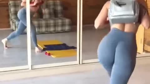 Butt lifting leggings.