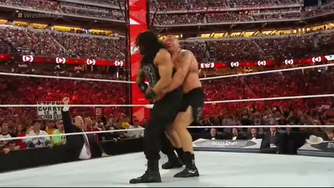 WWE Roman reigns vs Brock Lesnar 💪🔥🙏🎉