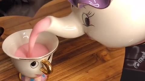 Strawberry hot chocolate