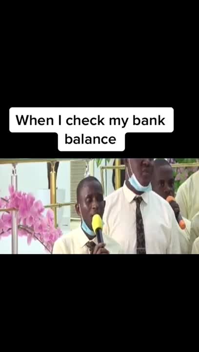 when i check my bank balance...