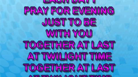 kbkaraokeking twilight time