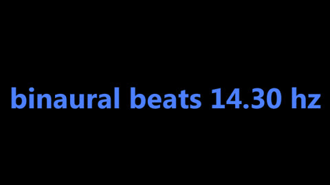 binaural beats 14.30 hz