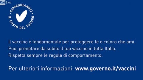 20 giugno 2021 - RAI - VIDEO VERGOGNOSO RITIRATO. Perché fare spot pubblicitario? Cercano CAVIE!