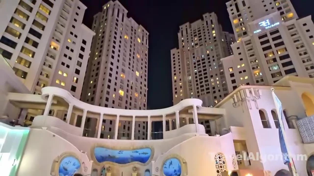 Night View at Jumairah beach |JBR Night view