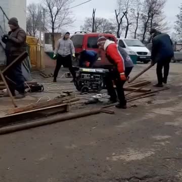 Ukraine Citizens prepare Molotov cocktails and barricades for tanks. In preparation for Russia