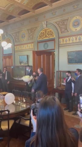 "Surprise!": Kamala Spoils Her Own Staged Surprise Party