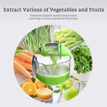 Juicer Machines, Aicok Slow Masticating Juicer Extractor Easy to Clean, Quiet Motor & Reverse