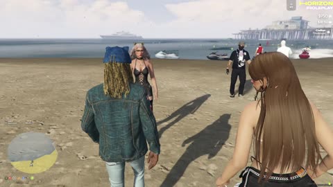 simp defends feminist in GTA RP