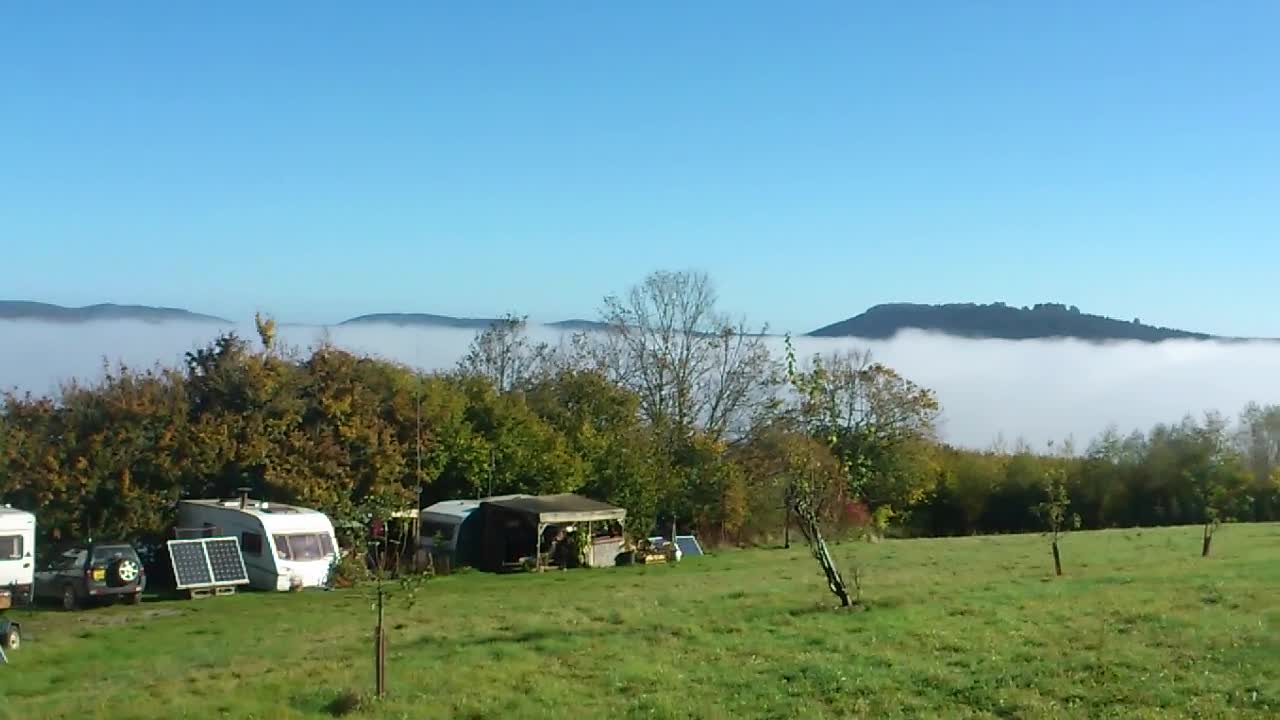 ....there is a mist hanging in the valley....