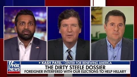 Kash Patel and Devin Nunes Join Tucker to Remind (you) about the Steel Dossier