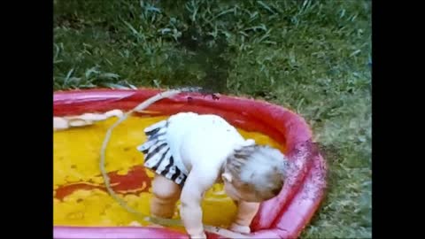 1950's Life on Norwood Boulevard, Big Sister's Pool, Relatives, Friends & Neighbors